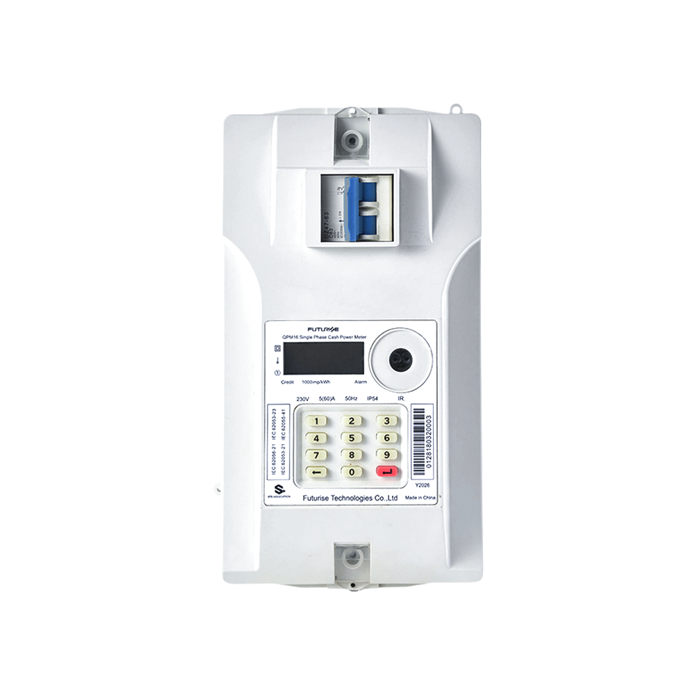 FUTURISE QBM16-1 STS Certified Single Phase Prepaid Electricity Meter
