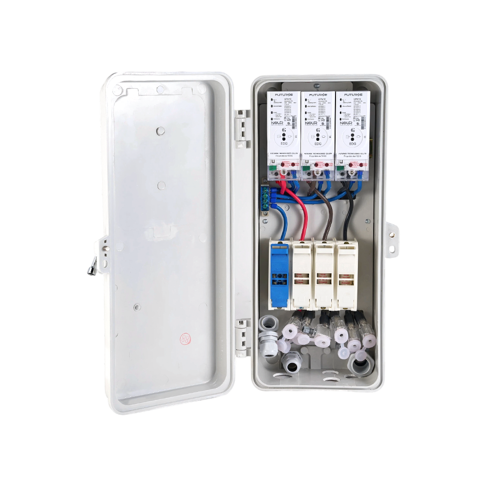 FUTURISE SMC Single Phase Din Rail Electric Meter Box Insulated Anti-UV Meter Housing (No Window)