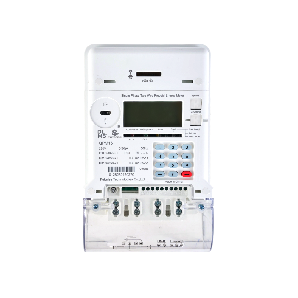 FUTURISE QSM11-2 Single Phase Multi Function Smart Energy Meter With Keypad